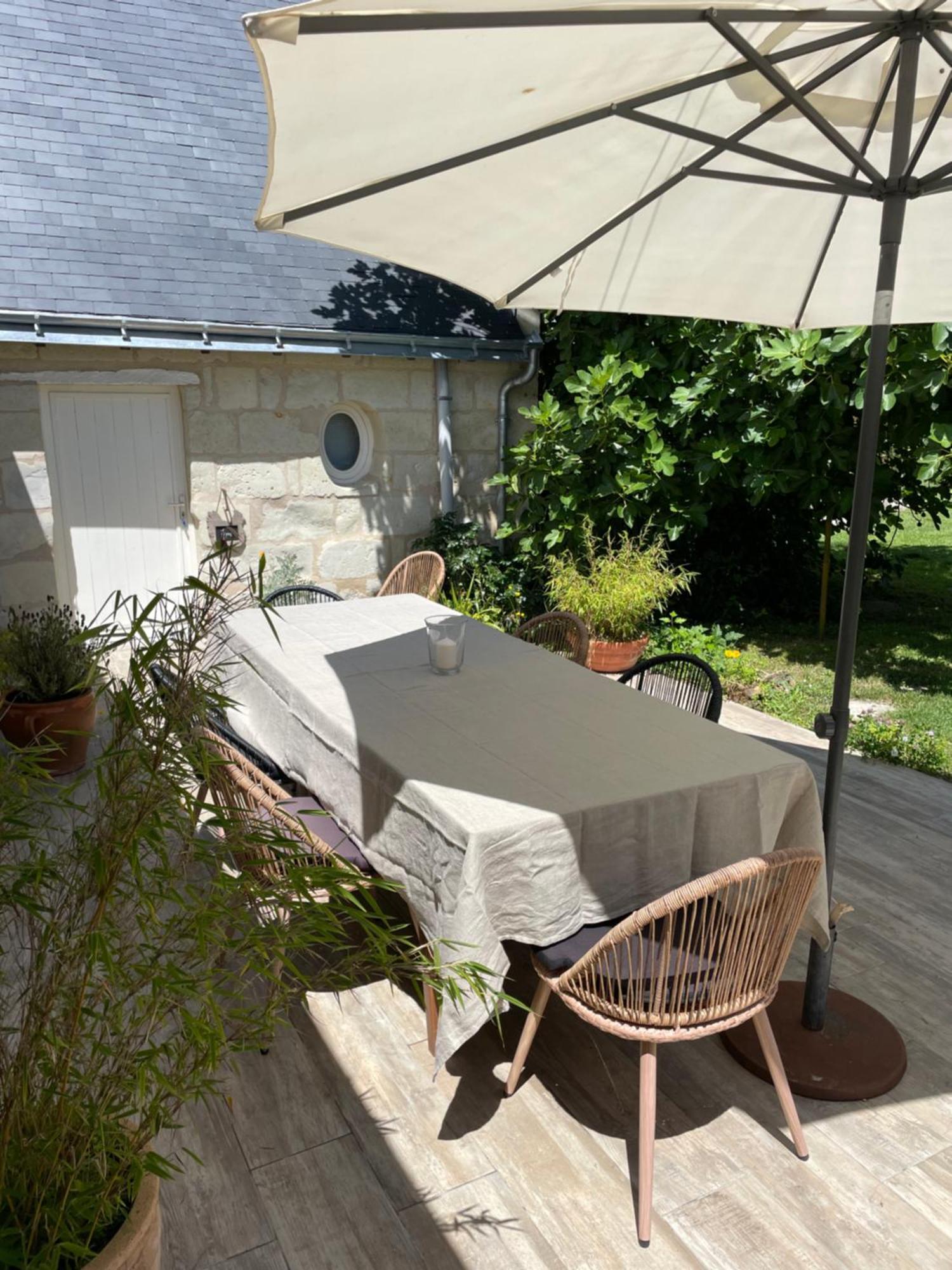 Chambres D Hotes Avec Piscine Et Spa La Foliere Saumur Villebernier Exterior foto
